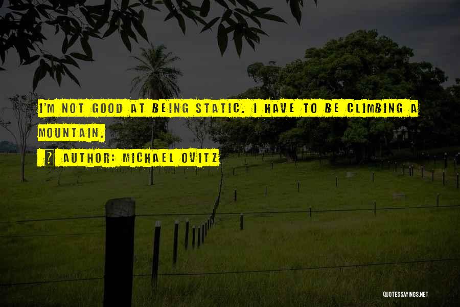 Mountain Climbing Quotes By Michael Ovitz