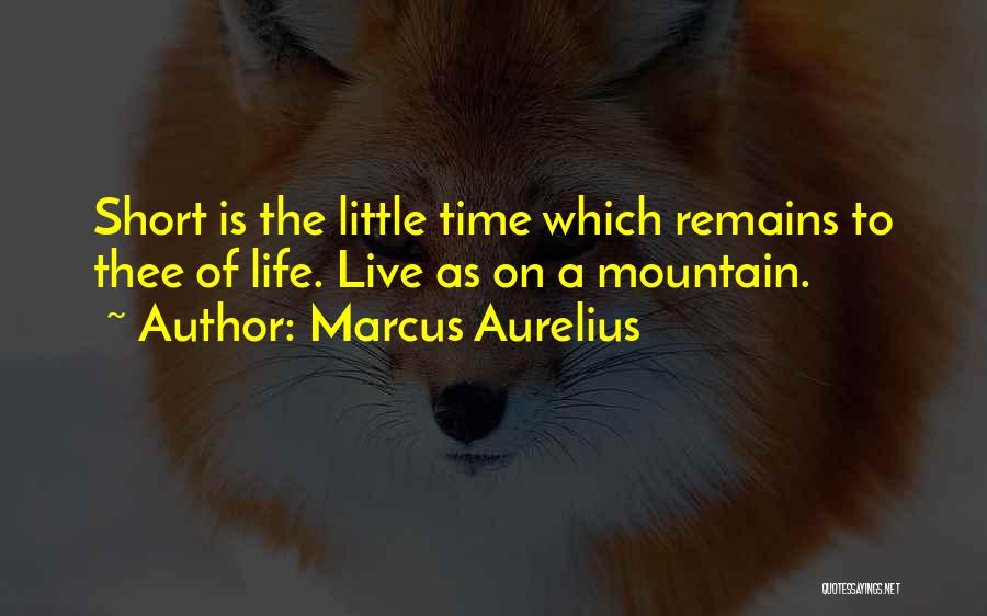 Mountain Climbing Short Quotes By Marcus Aurelius