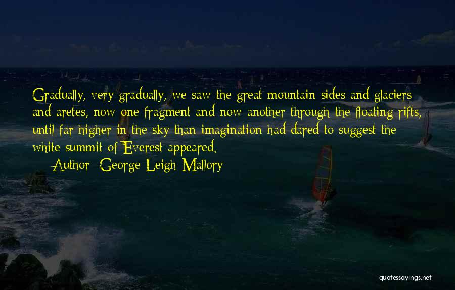 Mountain Everest Quotes By George Leigh Mallory