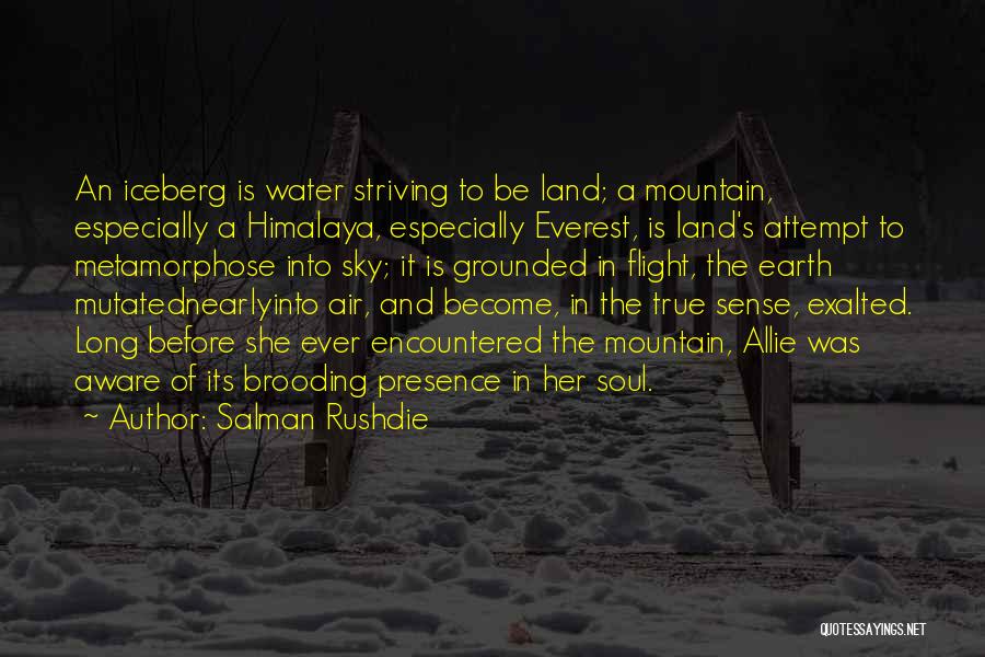 Mountain Everest Quotes By Salman Rushdie