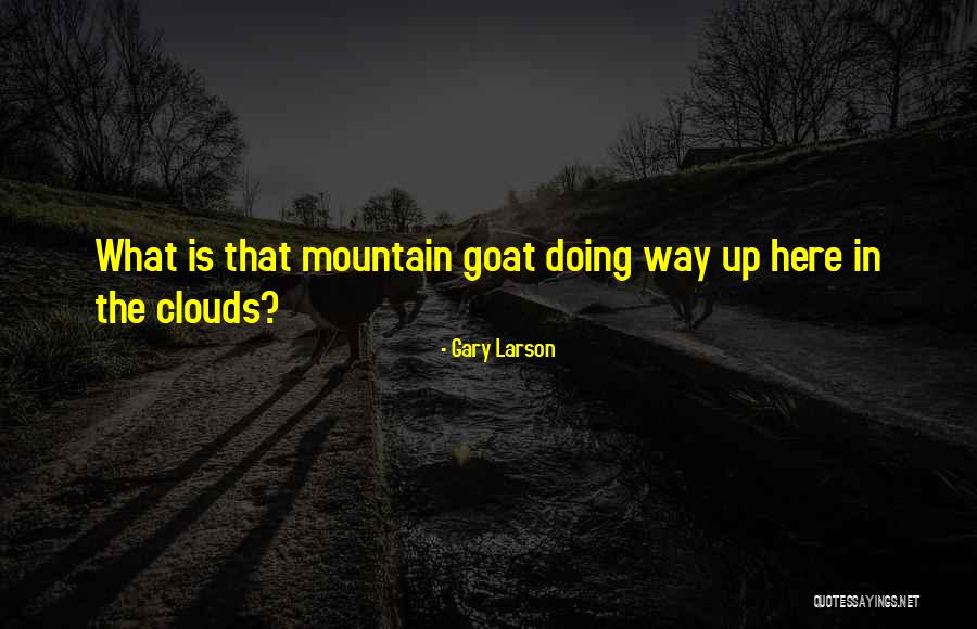 Mountain Goats Quotes By Gary Larson Mountain Goats Quotes By Gary Larson