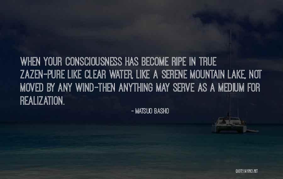Mountain Lakes Quotes By Matsuo Basho Mountain Lakes Quotes By Matsuo Basho
