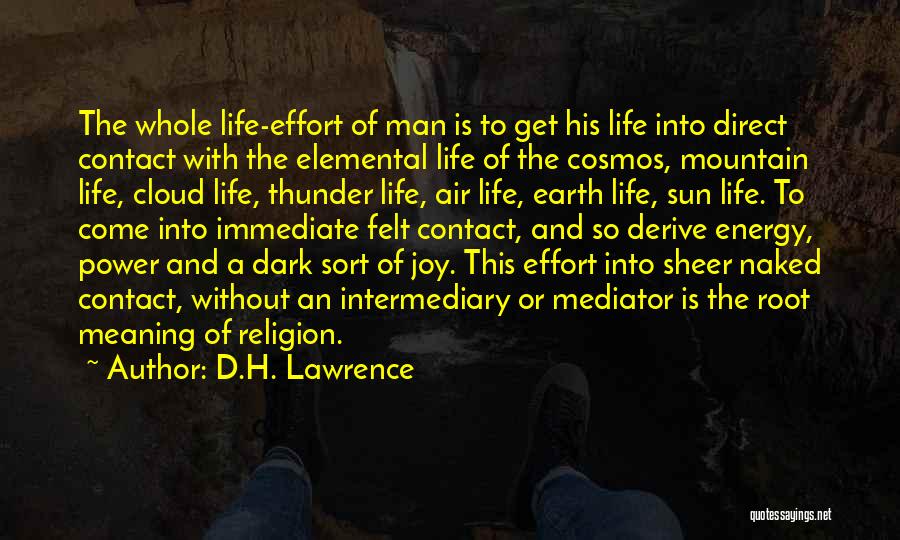 Mountain Man Quotes By D.H. Lawrence