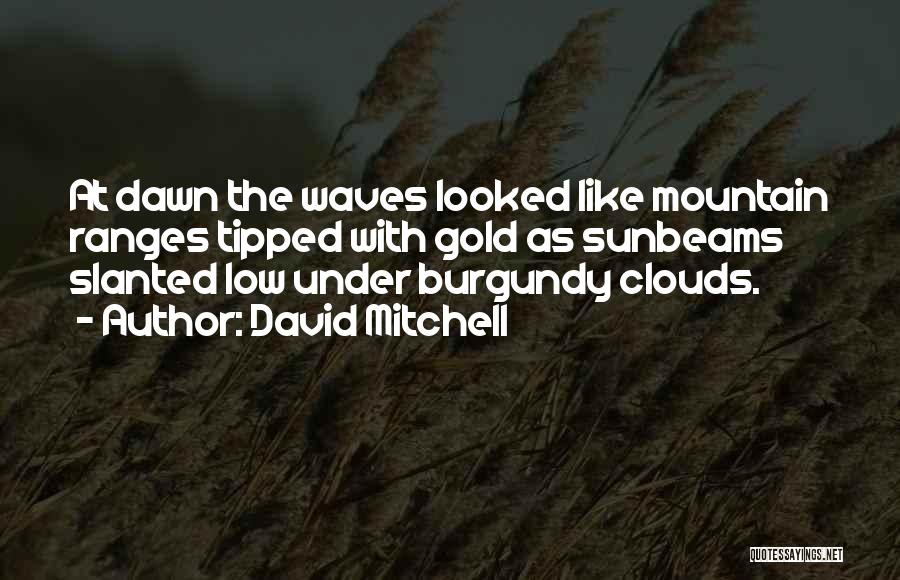 Mountain Ranges Quotes By David Mitchell