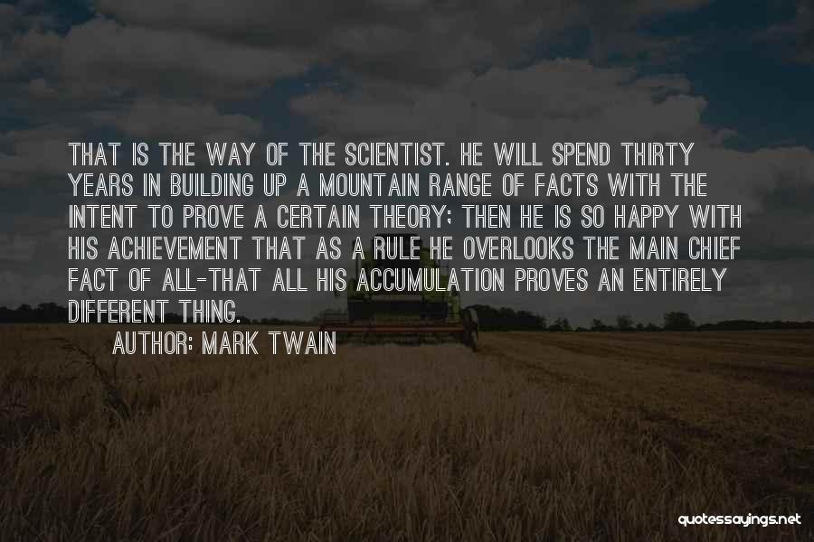 Mountain Ranges Quotes By Mark Twain