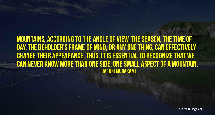 Mountain Small Quotes By Haruki Murakami Mountain Small Quotes By Haruki Murakami