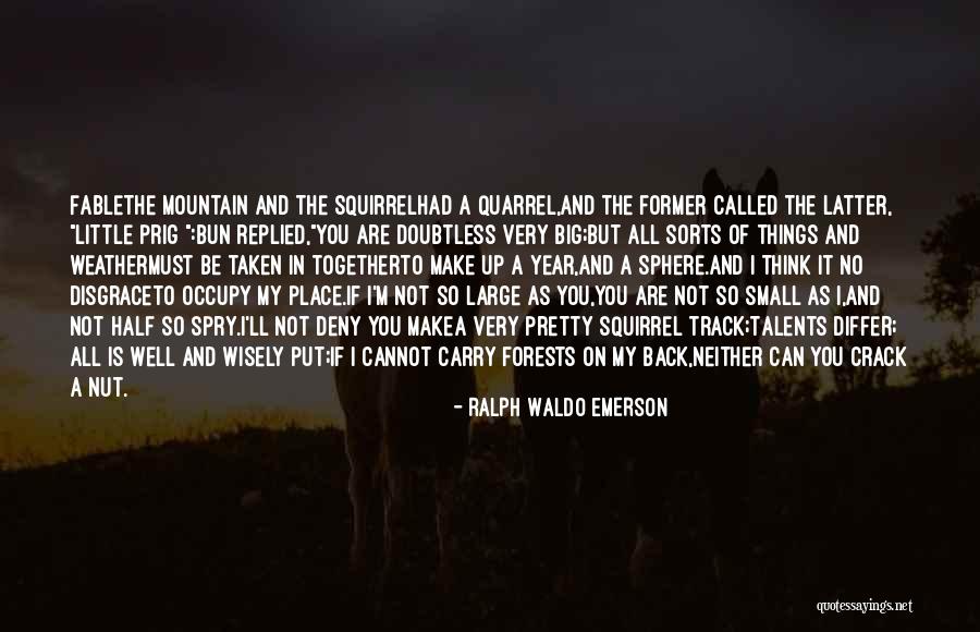 Mountain Small Quotes By Ralph Waldo Emerson Mountain Small Quotes By Ralph Waldo Emerson