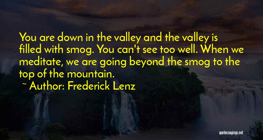 Mountain Top Quotes By Frederick Lenz
