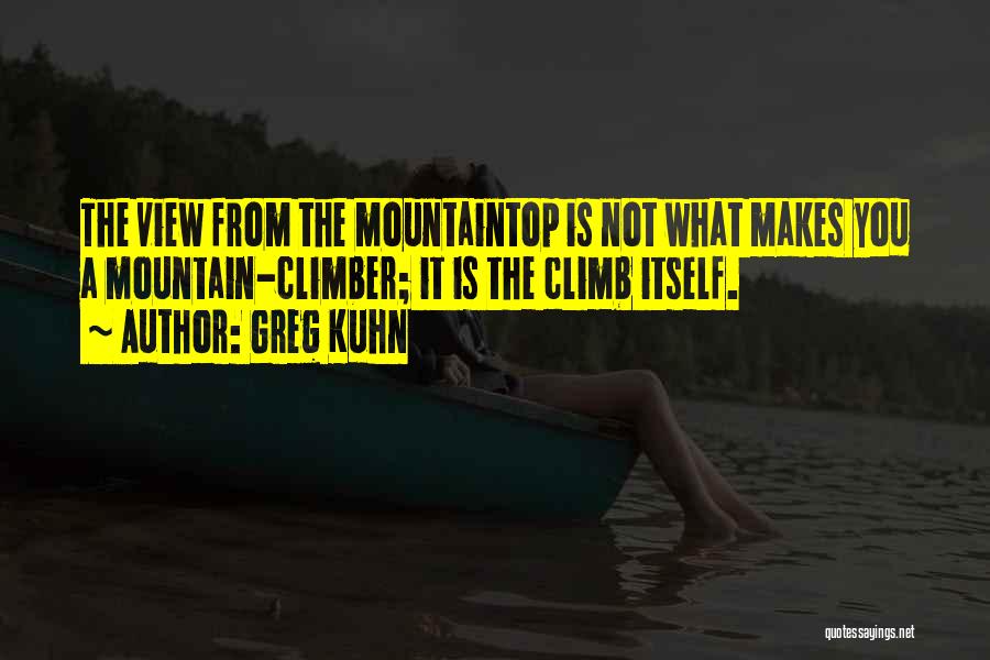 Mountain View Quotes By Greg Kuhn