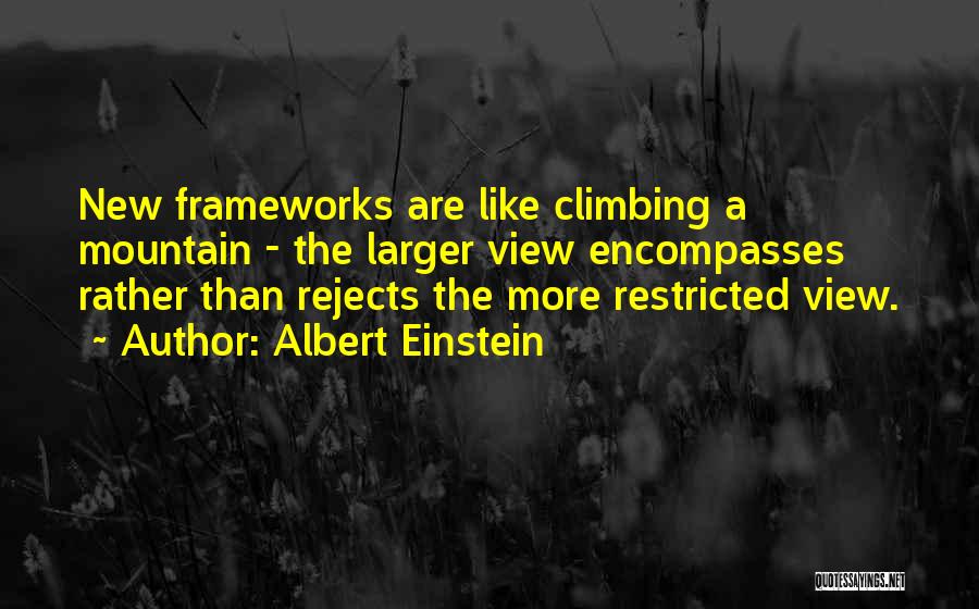 Mountain Views Quotes By Albert Einstein