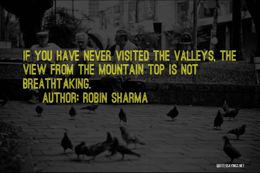 Mountain Views Quotes By Robin Sharma