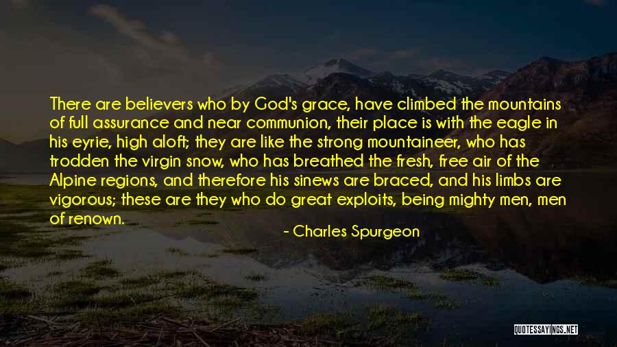 Mountaineer Quotes By Charles Spurgeon Mountaineer Quotes By Charles Spurgeon