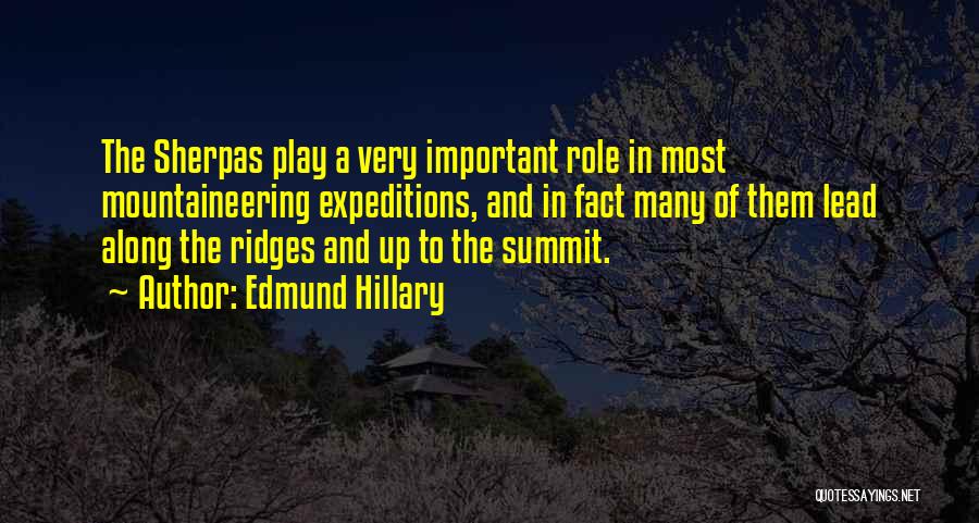 Mountaineering Quotes By Edmund Hillary