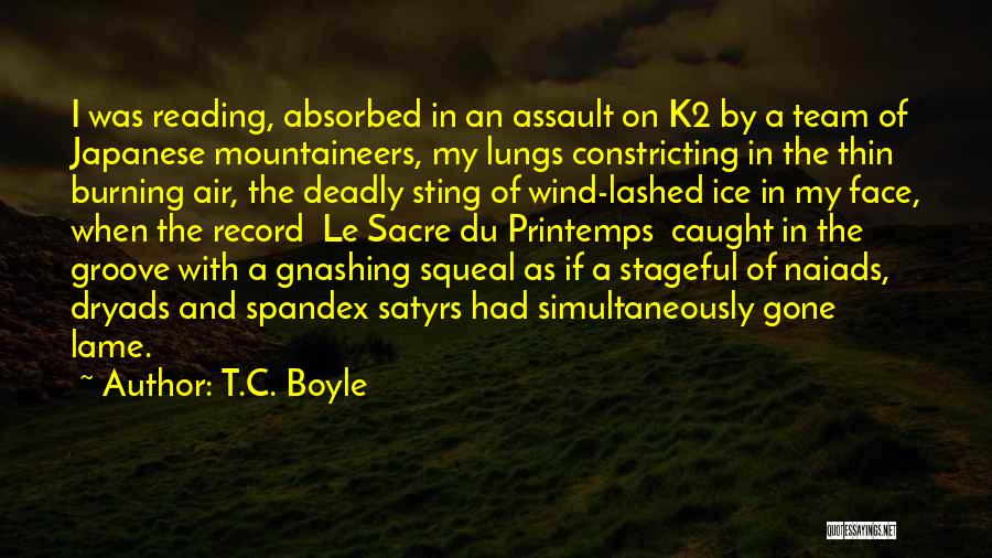 Mountaineers Best Quotes By T.C. Boyle