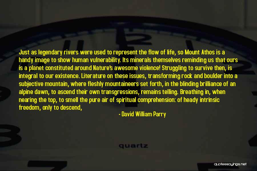 Mountaineers Life Quotes By David William Parry Mountaineers Life Quotes By David William Parry
