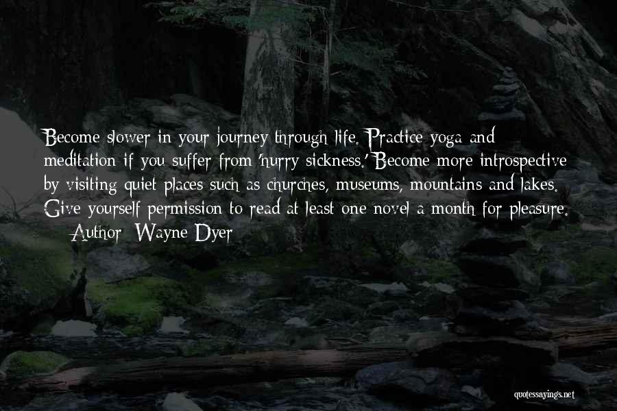 Mountains And Lakes Quotes By Wayne Dyer