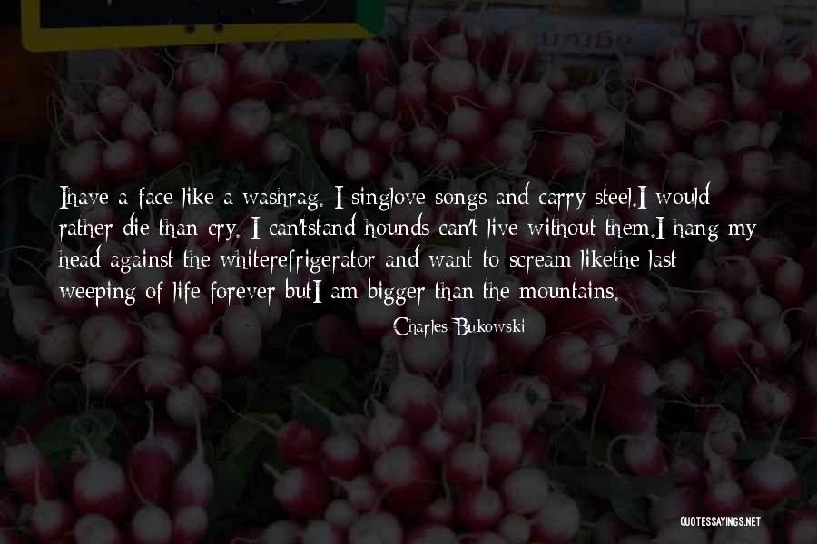 Mountains And Love Quotes By Charles Bukowski