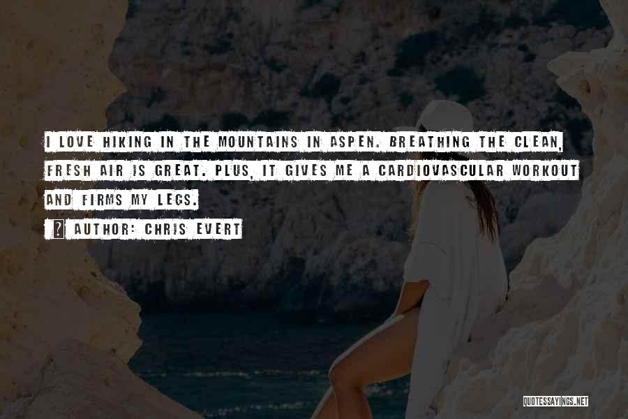 Mountains And Love Quotes By Chris Evert