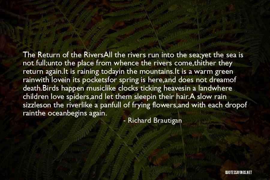 Mountains And Love Quotes By Richard Brautigan