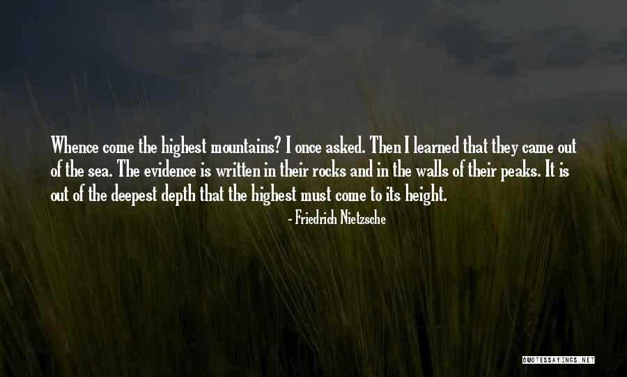 Mountains And Rocks Quotes By Friedrich Nietzsche Mountains And Rocks Quotes By Friedrich Nietzsche