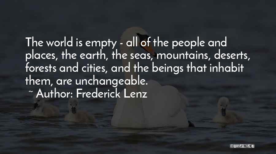 Mountains And Sea Quotes By Frederick Lenz