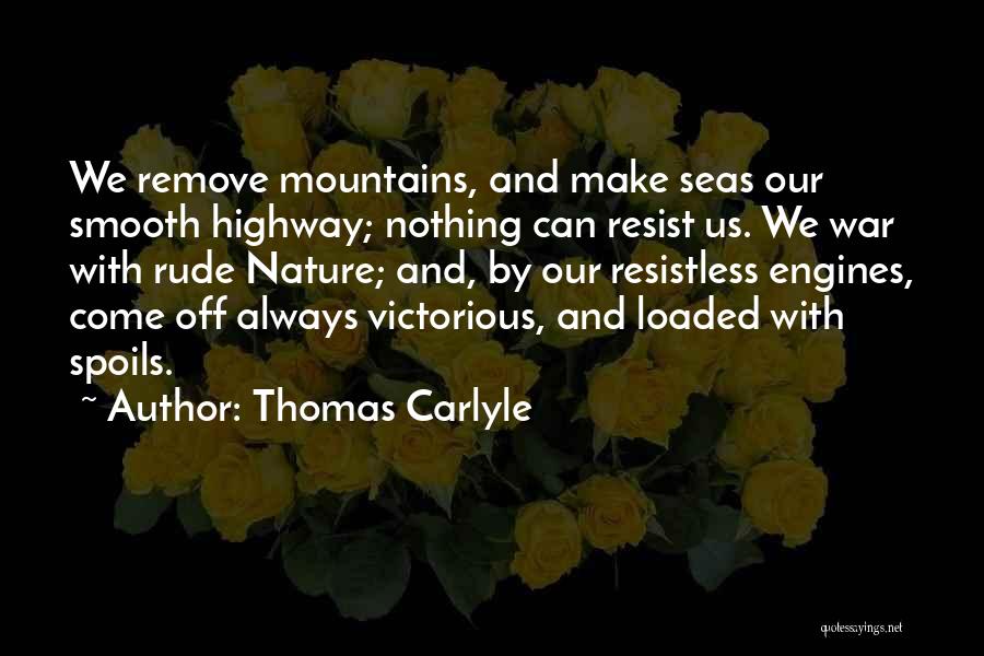 Mountains And Sea Quotes By Thomas Carlyle