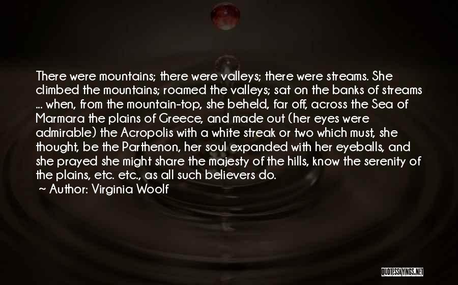 Mountains And Sea Quotes By Virginia Woolf