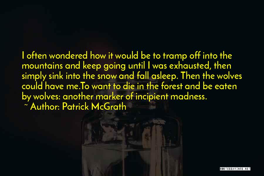 Mountains And Snow Quotes By Patrick McGrath