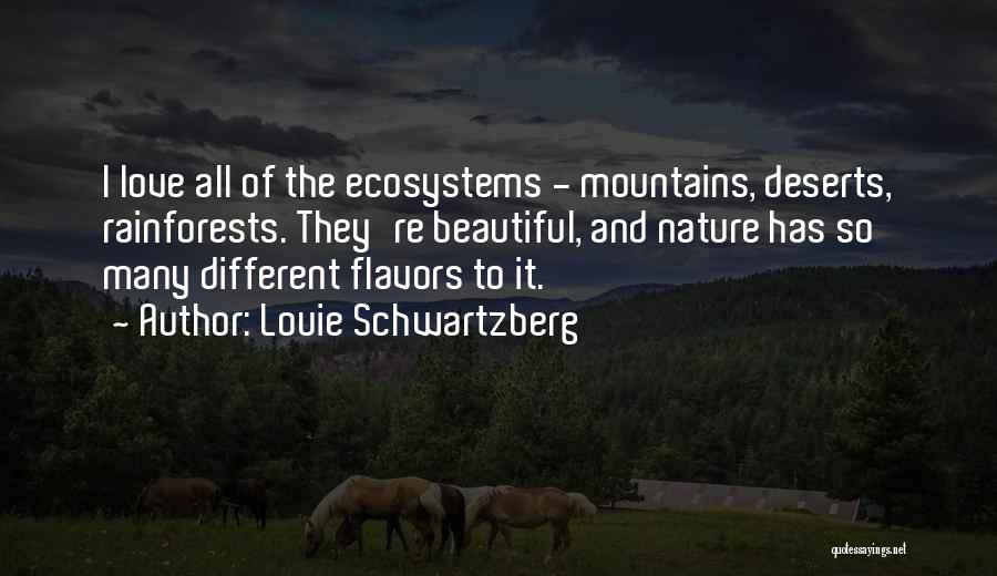 Mountains Nature Quotes By Louie Schwartzberg