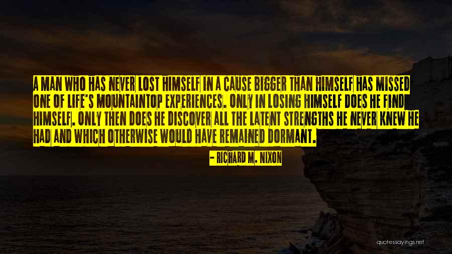Mountaintop Quotes By Richard M. Nixon Mountaintop Quotes By Richard M. Nixon