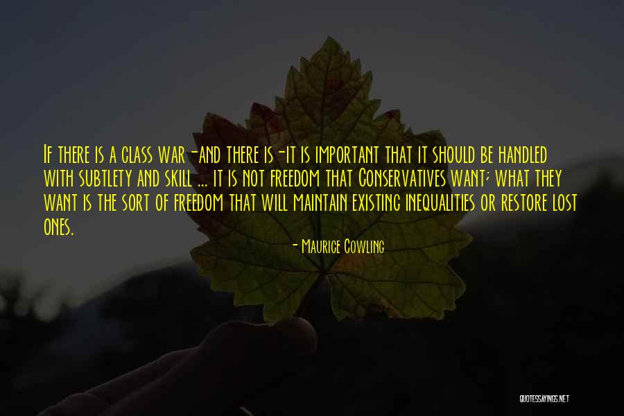 Mourani Samuel Quotes By Maurice Cowling Mourani Samuel Quotes By Maurice Cowling