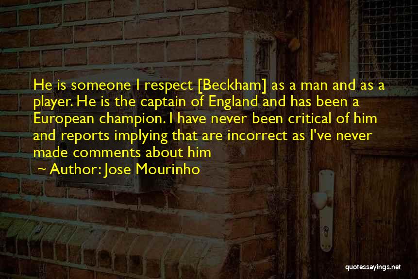 Mourinho Quotes By Jose Mourinho