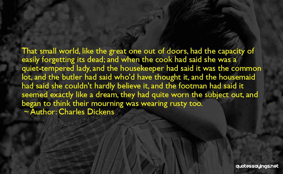 Mourning A Death Quotes By Charles Dickens