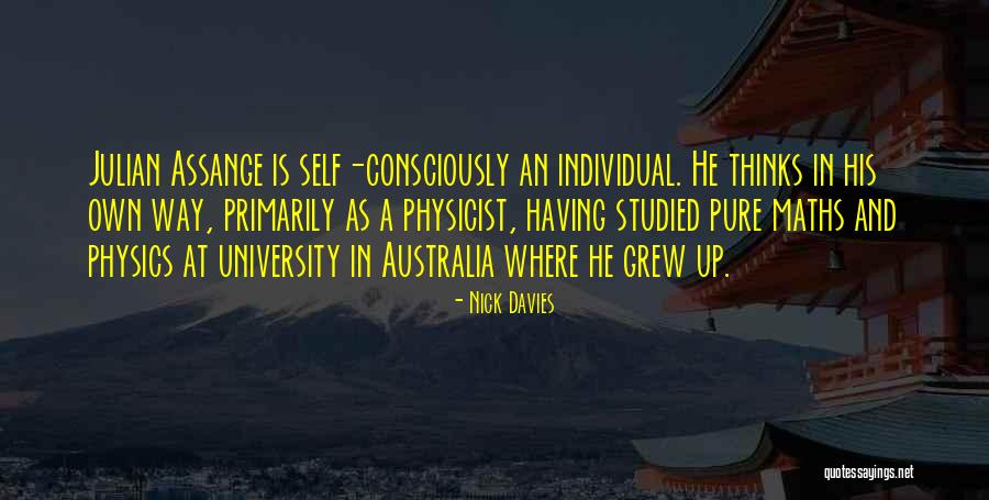 Moushumi Gogoi Quotes By Nick Davies Moushumi Gogoi Quotes By Nick Davies