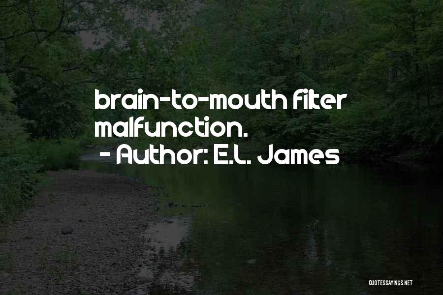 Mouth Filter Quotes By E.L. James