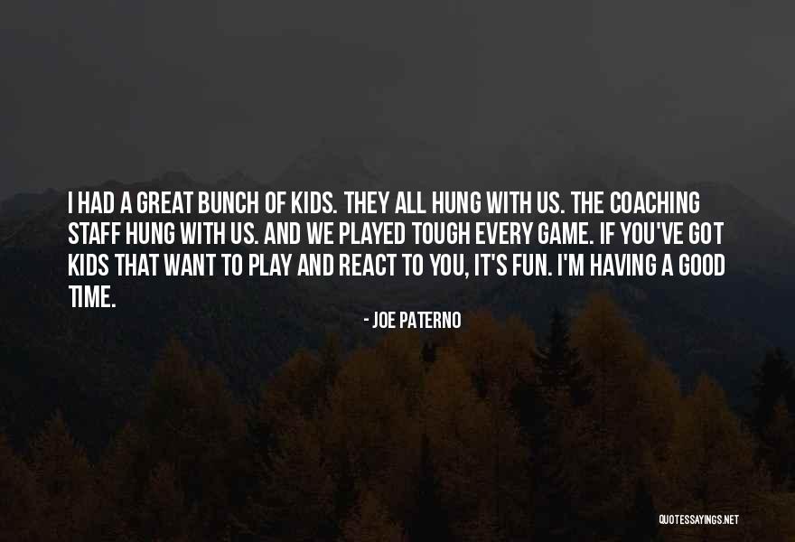 Mouvoir Salon Quotes By Joe Paterno Mouvoir Salon Quotes By Joe Paterno