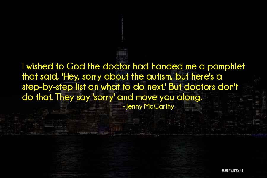 Move On God Quotes By Jenny McCarthy Move On God Quotes By Jenny McCarthy
