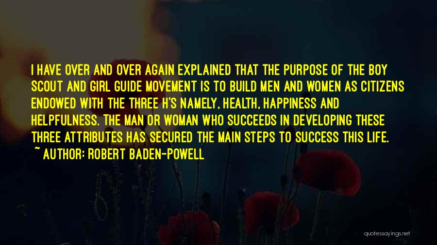 Movement And Health Quotes By Robert Baden-Powell