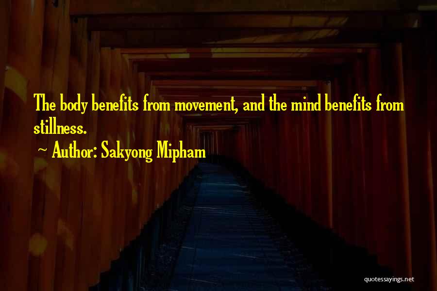 Movement And Stillness Quotes By Sakyong Mipham