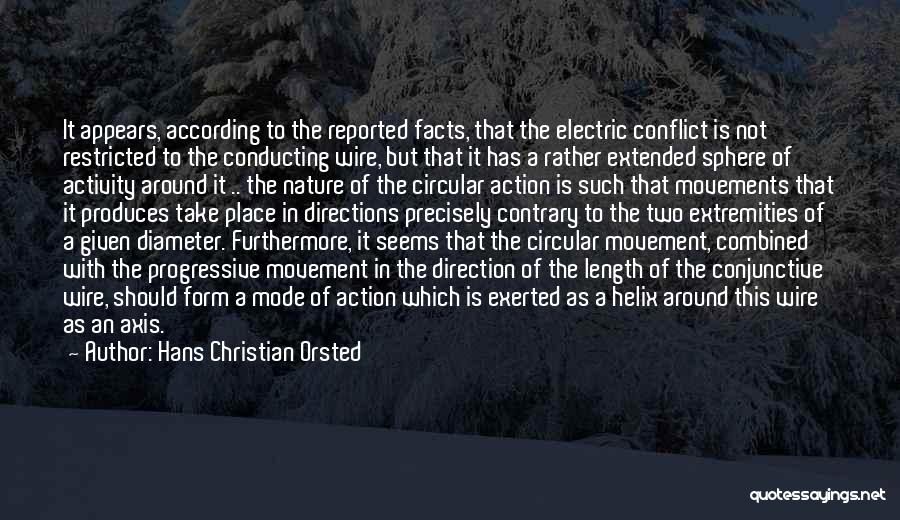 Movements Quotes By Hans Christian Orsted