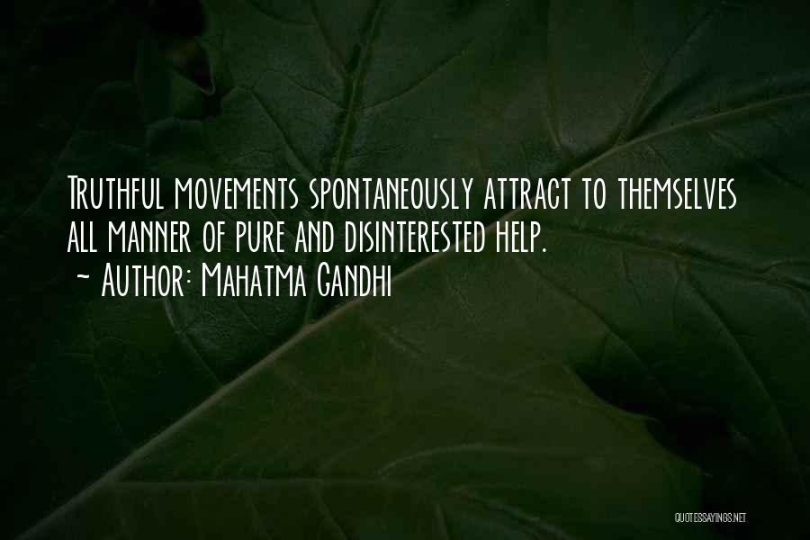 Movements Quotes By Mahatma Gandhi