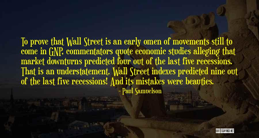 Movements Quotes By Paul Samuelson