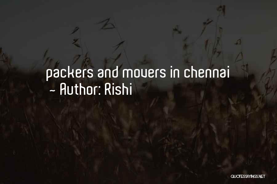 Movers & Packers Quotes By Rishi