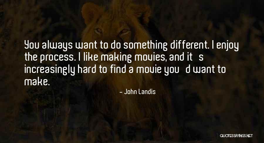 Movie Always Quotes By John Landis