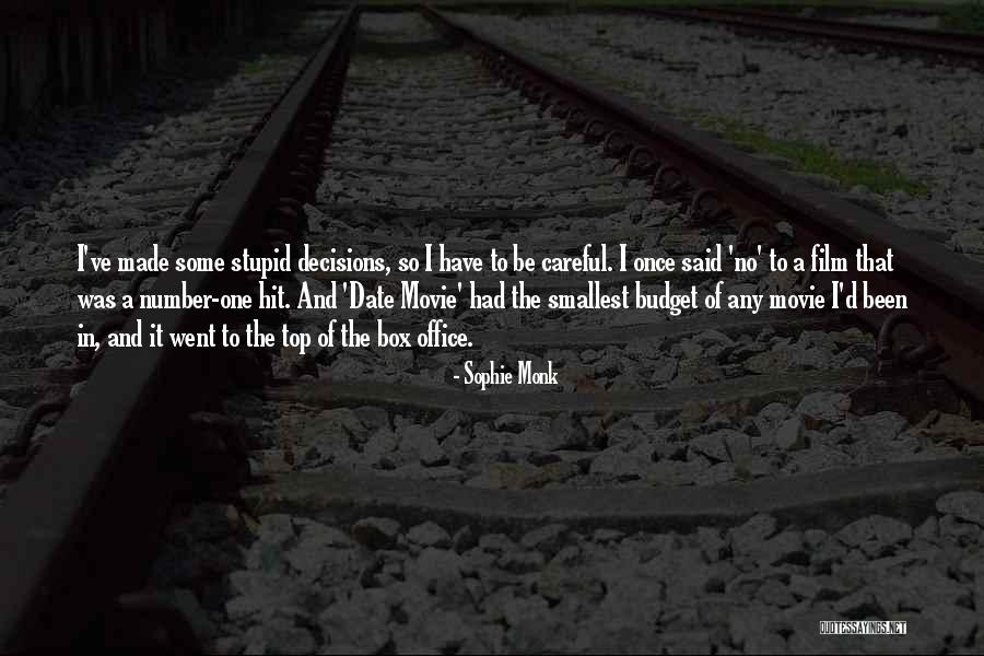 Movie Date Quotes By Sophie Monk