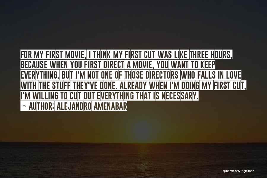 Movie Directors Quotes By Alejandro Amenabar