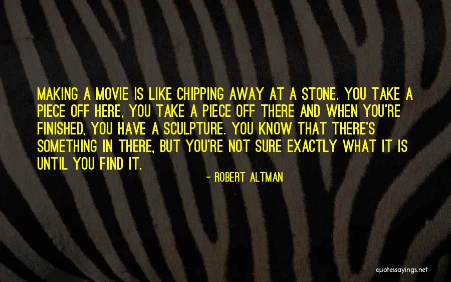 Movie Making Quotes By Robert Altman