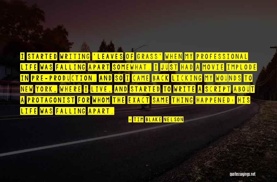 Movie Script Writing Quotes By Tim Blake Nelson Movie Script Writing Quotes By Tim Blake Nelson