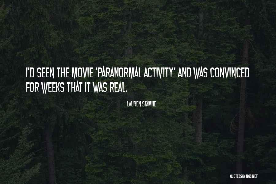 Movie Seen Quotes By Lauren Stamile Movie Seen Quotes By Lauren Stamile