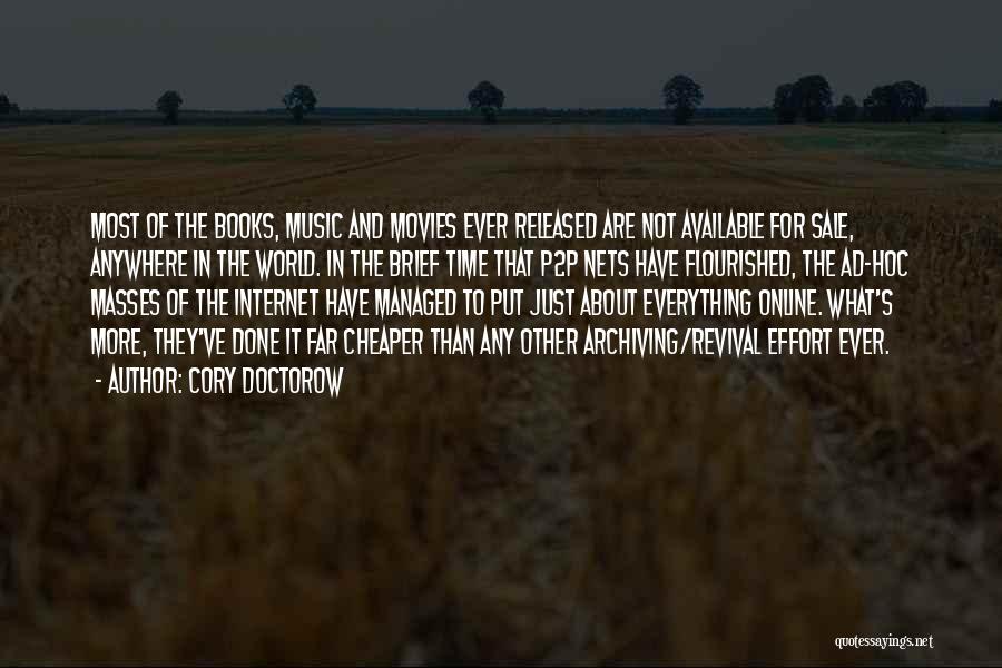 Movies And Books Quotes By Cory Doctorow